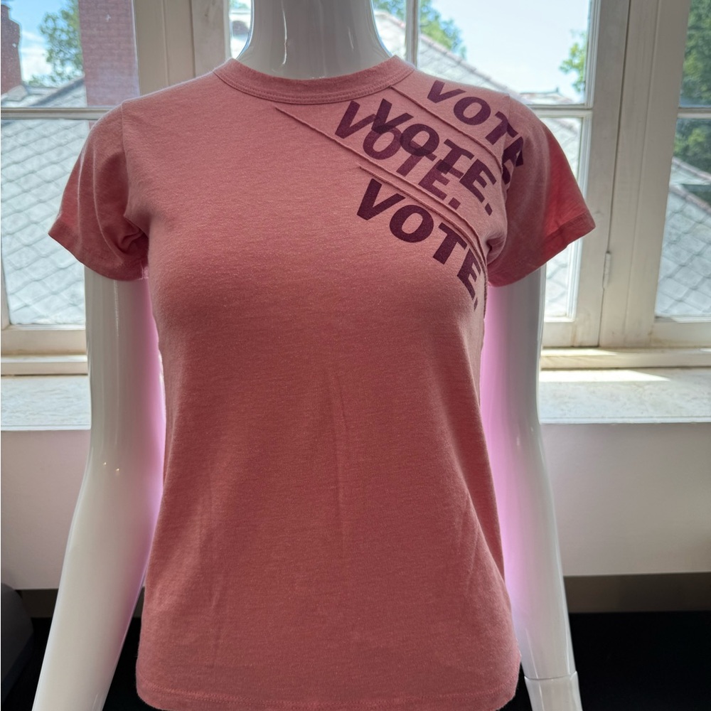 Pink VOTE Tee! Vintage fit-closer to XS/S